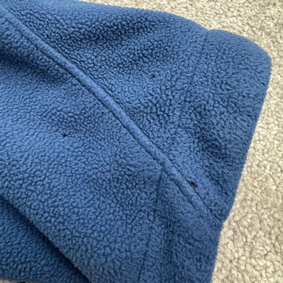 Columbia Fleece Jacket Mens Large Blue Full Zip Pockets Outdoor Hiking Trekking - Picture 3 of 16
